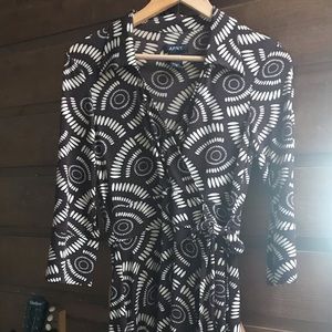 APNY Faux Wrap Midi Dress